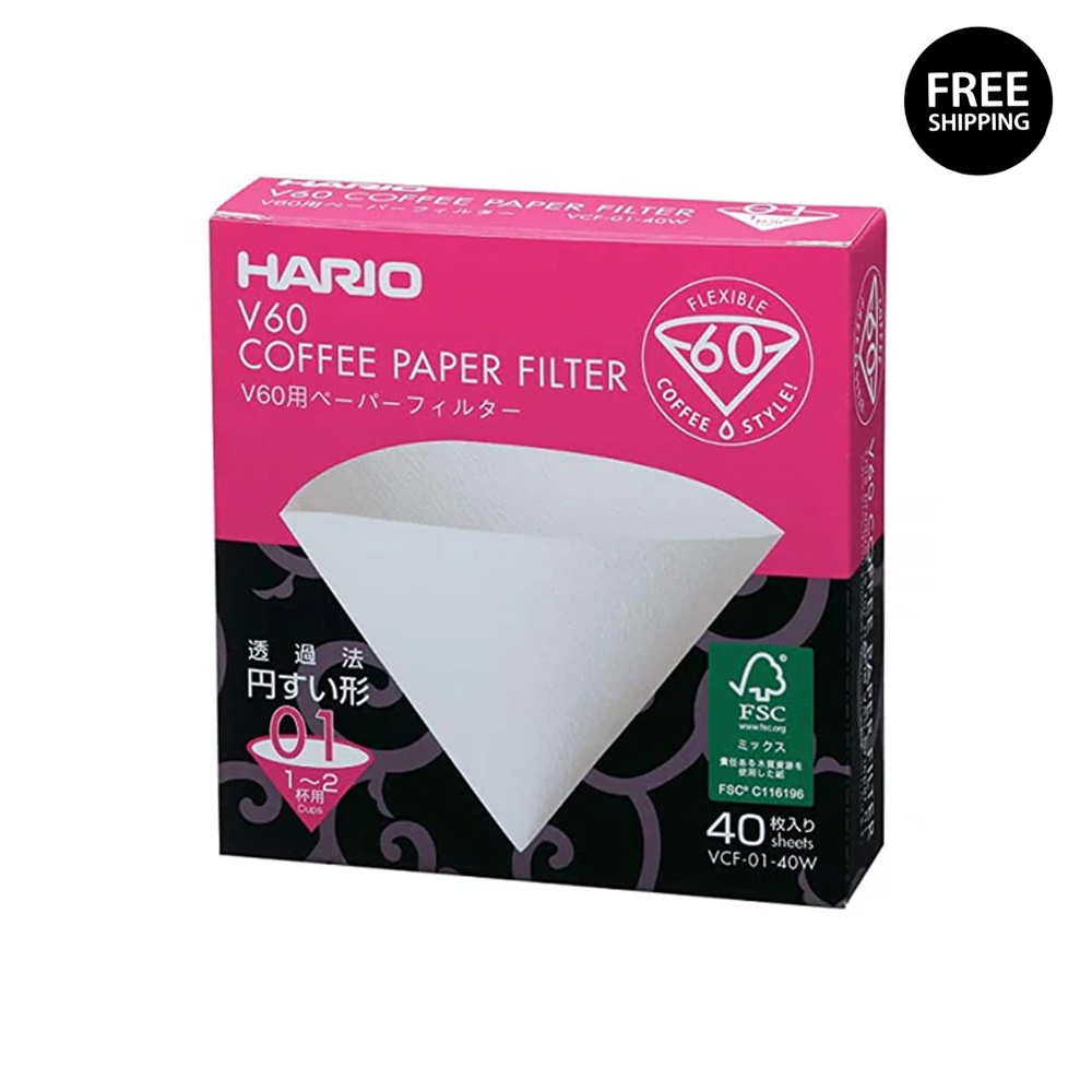 Hario V60 01 Filter Papers 40 pack